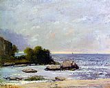 Marine de Saint Aubin by Gustave Courbet